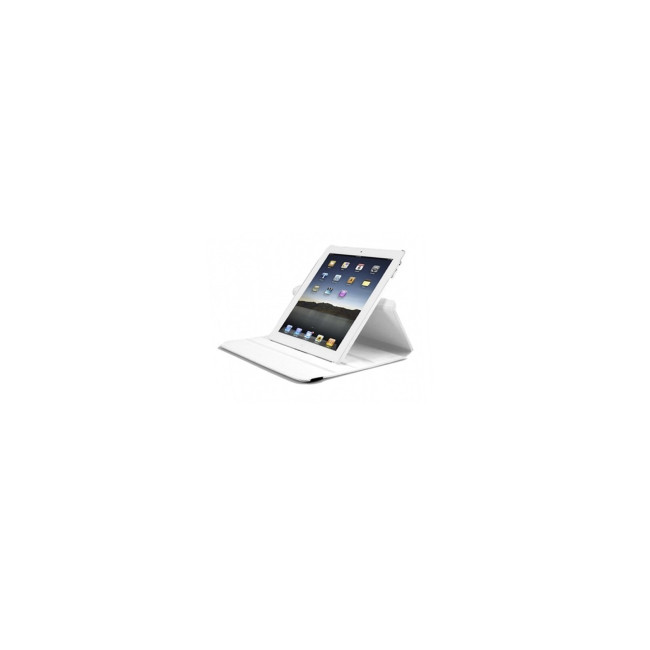 housse rotative Ipad blanche - Simili