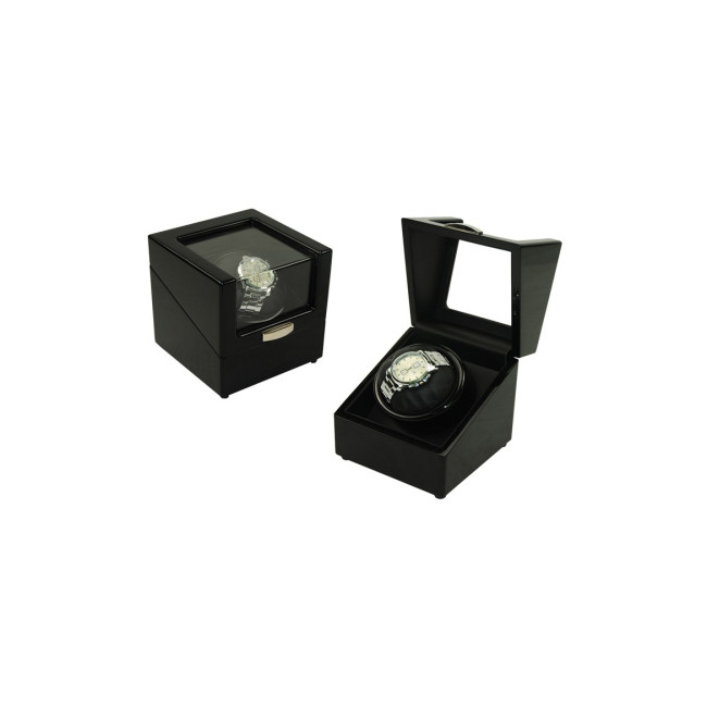 Boite à montres noire à remontoir automatique - A prix Discount !
