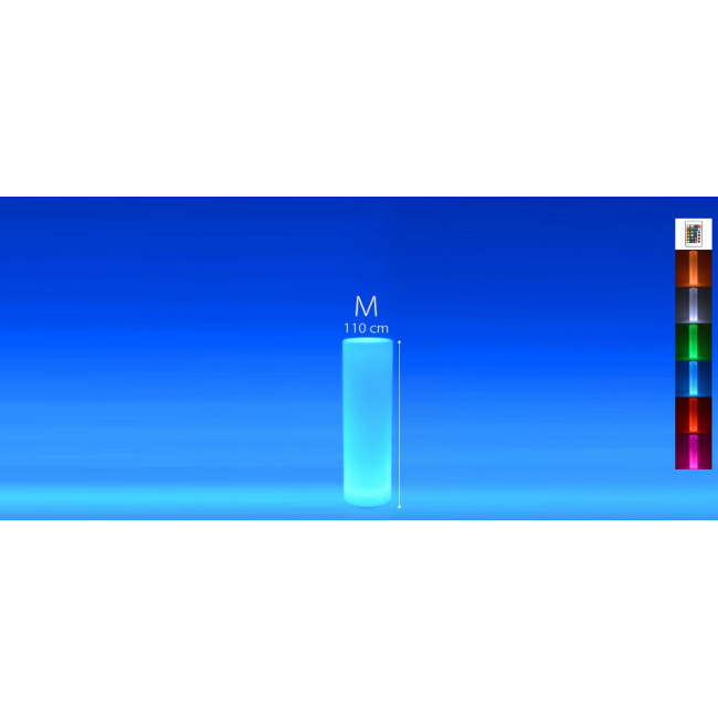 Colonne lumineuse ronde 110cm LED | Prix Bas ! 