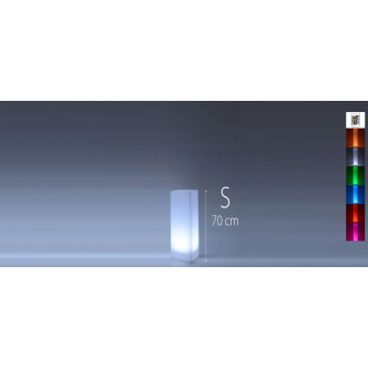 Colonne LED carrée lumineuse 70cm - Prix Cassés
