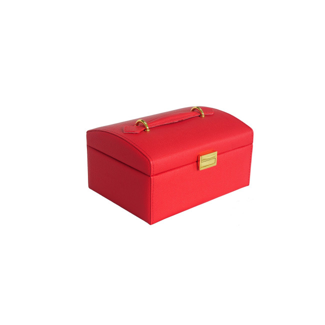 Coffret à bijoux rouge en simili | à Prix Canon ! 