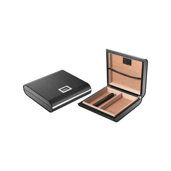 Cave 20 cigares en bois noir | Pas Chère | En Stock !