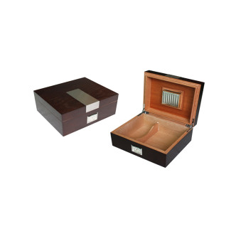 Cave 20 cigares couleur ébène - Meilleure offre du web !