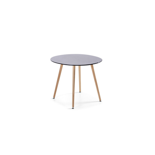 Table de cuisine scandinave noire 100cm Alta - Style nordique