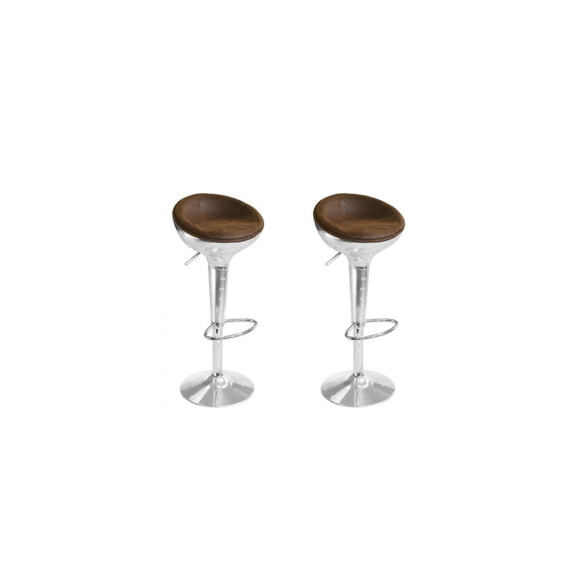 Lot de 2 tabourets de bar vintage Aviator - Tendance Rétro