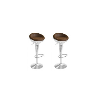 Lot de 2 tabourets de bar vintage Aviator - Tendance Rétro