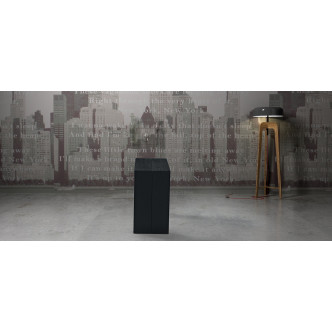 Table extensible noire en bois  Salto | Prix imbattable