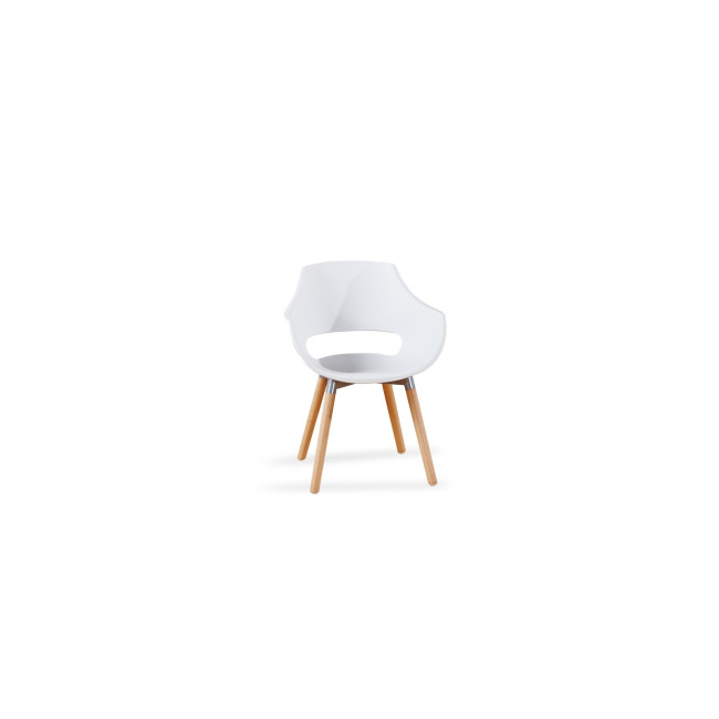 Fauteuil scandinave blanc - Treia