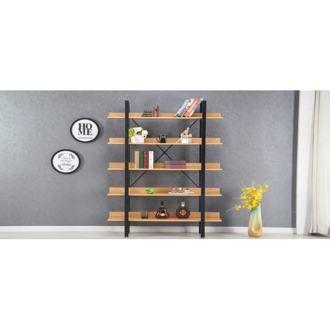 Etagère 5 niveaux style industriel Kalix - Offre Discount