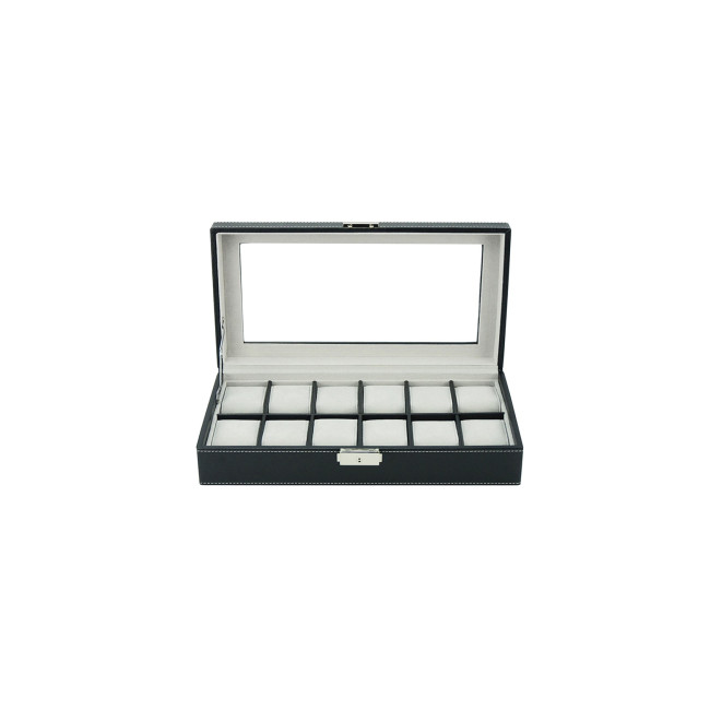 Coffret vitré 12 montres en simili | Pas cher !