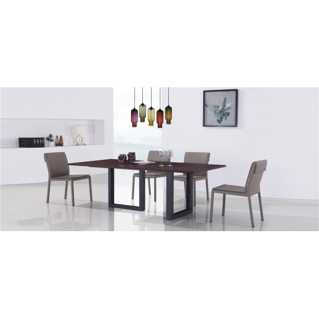 Table à manger design en bois Veneto| Style industriel 