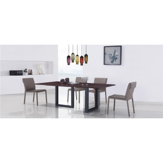 Table à manger design en bois Veneto| Style industriel 