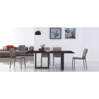 Table à manger design en bois Veneto| Style industriel 