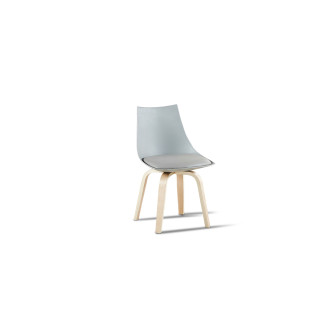 Chaise tendance scandinave grise Nicosie - Offre Discount