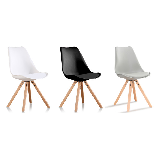 Chaise scandinave avec piètement en bois – Helsinki