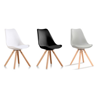 Chaise scandinave avec piètement en bois – Helsinki