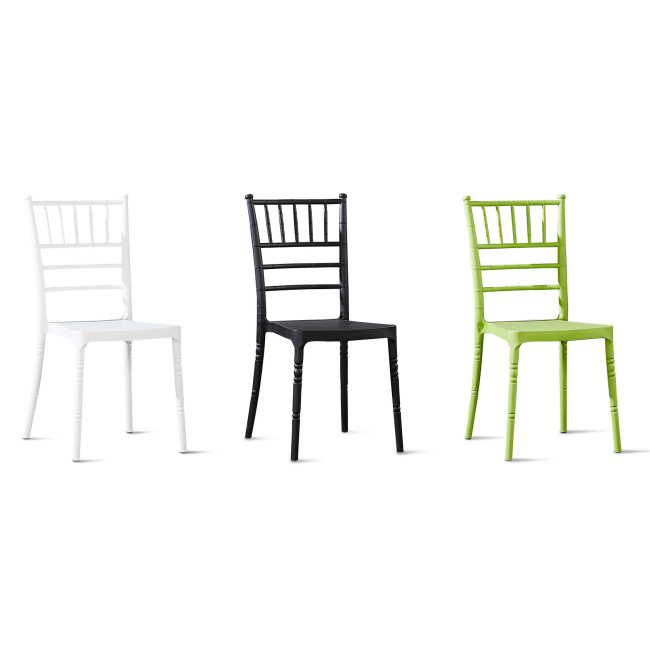 Chaise baroque en plastique Napoléon - Offre à saisir