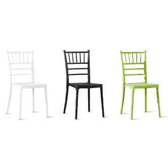 Chaise baroque en plastique Napoléon - Offre à saisir