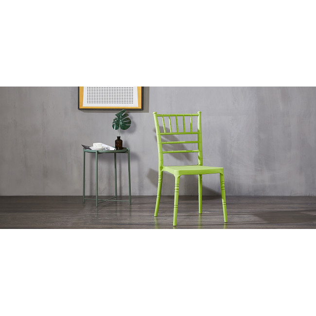 Lot de 4 chaises vertes Napoléon - Stocks limités