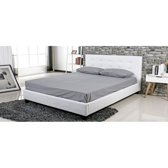 Lit coffre en simili blanc – Dream