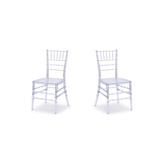 Chaise transpartente en polycarbonate Napoléon - Prix Canon !