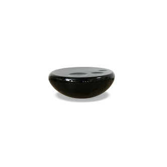 Table basse ronde noire Talia - Fibre de Verre